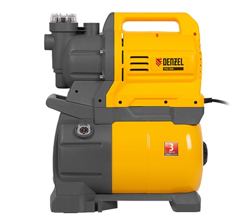 Насосная станция PSХ1300, Х-Pro, 1300 Вт, 4500 л/ч, ресивер 24 л, подъем 48 м Denzel Насосная станция PSХ1300, Х-Pro, 1300 Вт, 4500 л/ч, ресивер 24 л, подъем 48 м Denzel