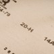 Шкурка на тканевой основе, зернистость № 20, 800 мм х 30 м, "БАЗ"