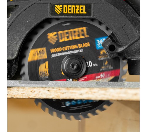 Пильный диск по дереву ф140 х 20 мм, 36 зубов Denzel