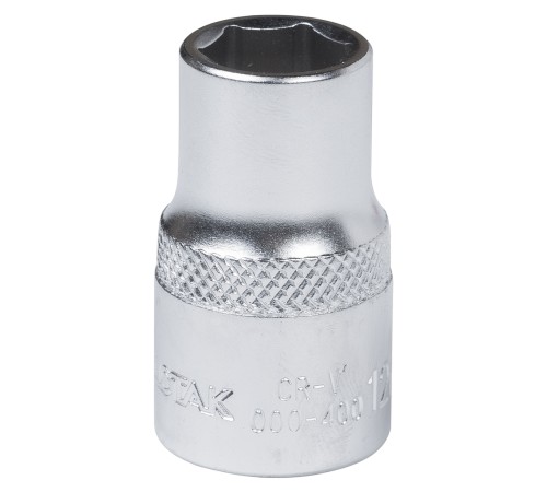 Головка торцевая стандартная шестигранная 1/2", 12 мм МАСТАК 000-40012 Головка торцевая стандартная шестигранная 1/2", 12 мм МАСТАК 000-40012