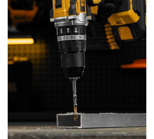 Сверло спиральное по металлу 6 x 93 мм, Р6М5, Golden Tip  Denzel