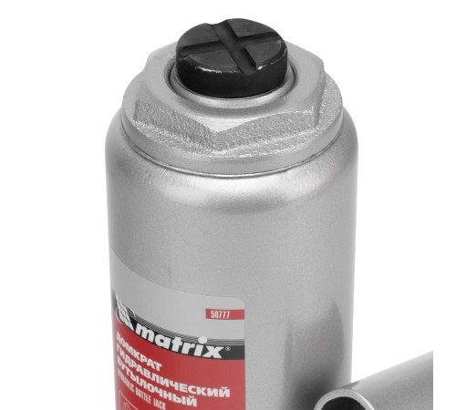 Домкрат гидравлический бутылочный, 6 т, h подъема 216-413 мм, в пластиковом кейсе Matrix