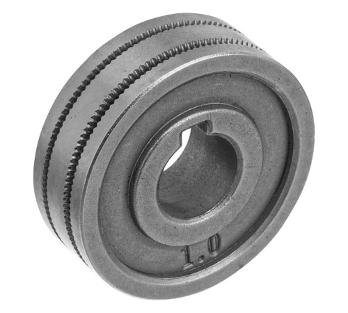 Подающий ролик, зубчатый профиль под флюсовую проволоку 0,8-1мм, 2 шт Denzel