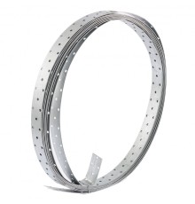 Лента перфорированная монтажная, 1.5 мм, LM 3см х 10 м, отвер. 4.5-5 мм, цинк Сибртех