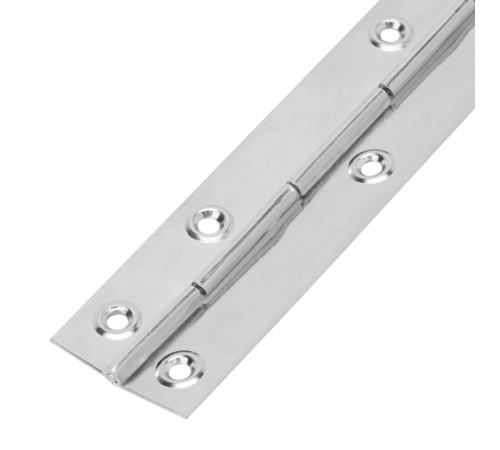 Петля рояльная L-750 мм, цинк, (Металлист)