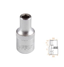 Головка торцевая стандартная шестигранная 1/4", 4,5 мм AFFIX AF00020045