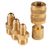 Набор переходников для заправки автокондиционеров Volvo, 4 предмета МАСТАК 105-40044