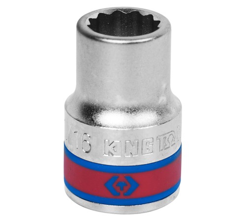Головка торцевая стандартная двенадцатигранная 3/4", 11/16", дюймовая KING TONY 633022S Головка торцевая стандартная двенадцатигранная 3/4", 11/16", дюймовая KING TONY 633022S
