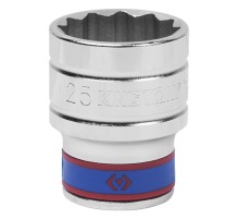 Головка торцевая стандартная двенадцатигранная 1/2", 25 мм KING TONY 433025M