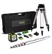 Комплект ротационного нивелира с раздвижным штативом RGK SP-100G COMBO