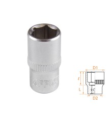 Головка торцевая стандартная шестигранная 1/4", 9 мм AFFIX AF00020009