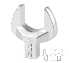 Насадка рожковая серии "FIT", 34 мм, 14х18 мм KING TONY 34501234M