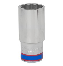 Головка торцевая глубокая двенадцатигранная 1/2", 27 мм KING TONY 423027M