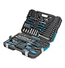Набор инструментов, 1/4", 1/2", CrV, 120 зубьев, 115 предметов Gross