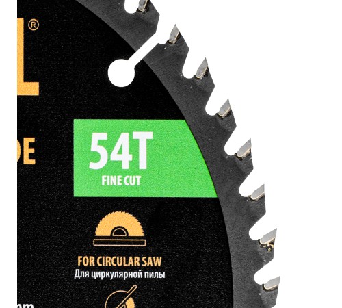 Пильный диск по дереву ф180 х 20 мм, 54зубьев Denzel