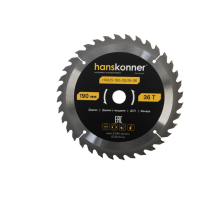 Пильный диск по дереву ArmorPiercing 190x20/16мм, 36 зубьев, Hanskonner