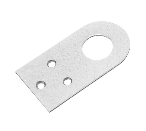 Проушина прямая, 2 мм, 75 х 40 мм, цинк Сибртех