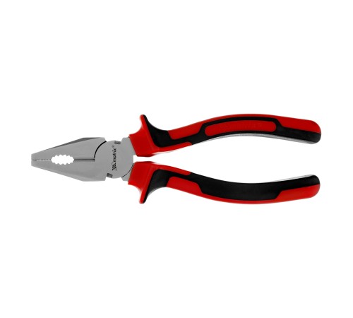 Плоскогубцы Nickel, 180 мм, никелированные, двухкомпонентные рукоятки Matrix