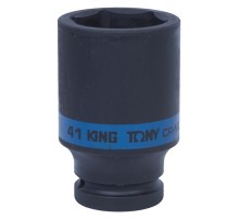 Головка торцевая ударная глубокая шестигранная 3/4", 41 мм KING TONY 643541M