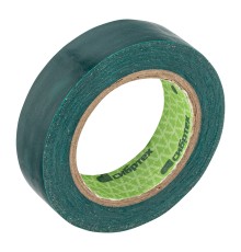 Изолента ПВХ, 15 мм х 10 м, зеленая Сибртех