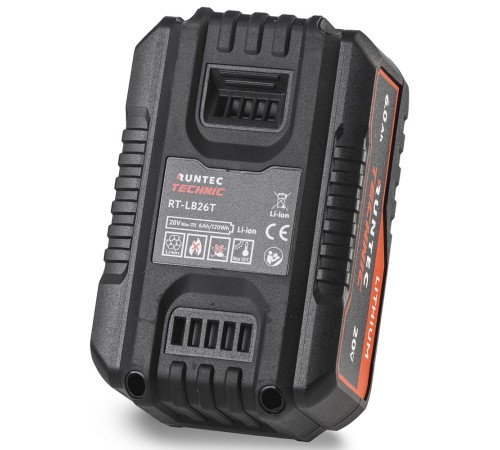 RUNTEC RT-LB26T Батарея аккумуляторная RUNTEC TECHNIC 20В, 6Ач RUNTEC RT-LB26T Батарея аккумуляторная RUNTEC TECHNIC 20В, 6Ач