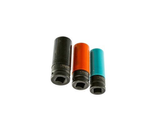 Набор головок, 1/2&ampquot, 3 шт, пластиковый кейс, CrV Sturm!