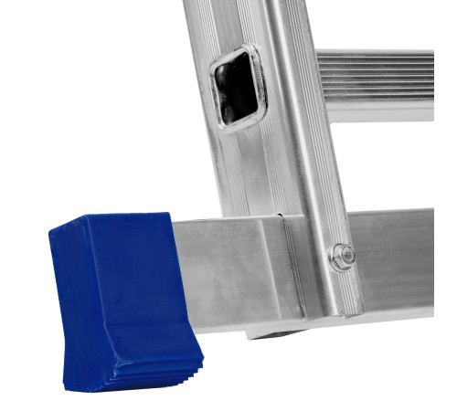 Лестница, 2 х 12 ступеней, алюминиевая, двухсекционная, Сибртех