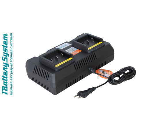 SBC1822 зарядное устройство Sturm! 1BatterySystem 18 В, 2 x 4 А для двух батарей