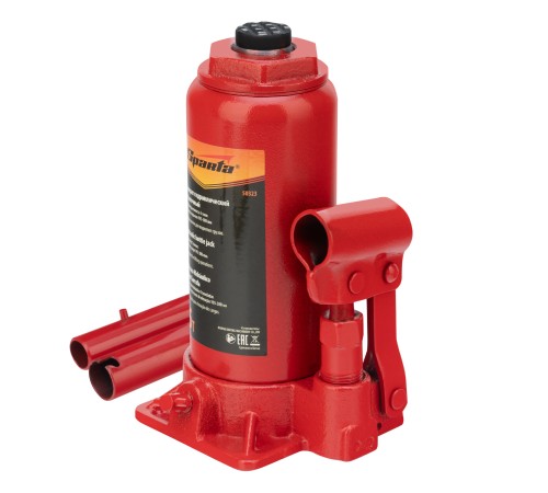 Домкрат гидравлический бутылочный, 5 т, h подъема 195-380 мм Sparta