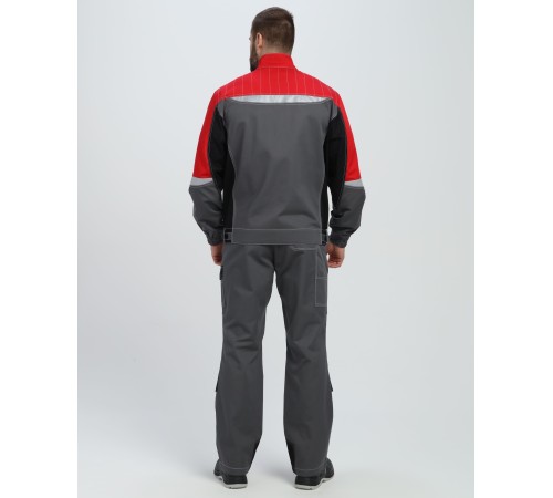 Костюм Формула-1 CH МВО (тк.Смесовая,240) брюки, серый/черный/красный
