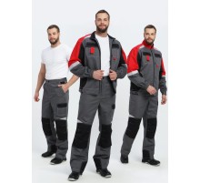 Костюм Формула-1 CH МВО (тк.Смесовая,240) брюки, серый/черный/красный