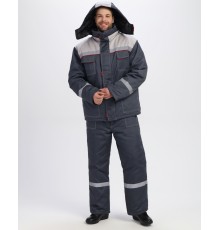 Костюм зимний Флофт-1 IMP (тк.Смесовая,240) брюки, т.серый/св.серый Костюм зимний Флофт-1 IMP (тк.Смесовая,240) брюки, т.серый/св.серый
