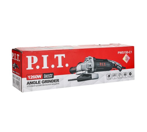 Шлифмашина угловая сетевая P.I.T. PWS150-C1