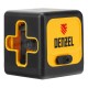 Лазерный уровень DQB-T, 30 м, зеленый луч, батарейки, штатив Denzel