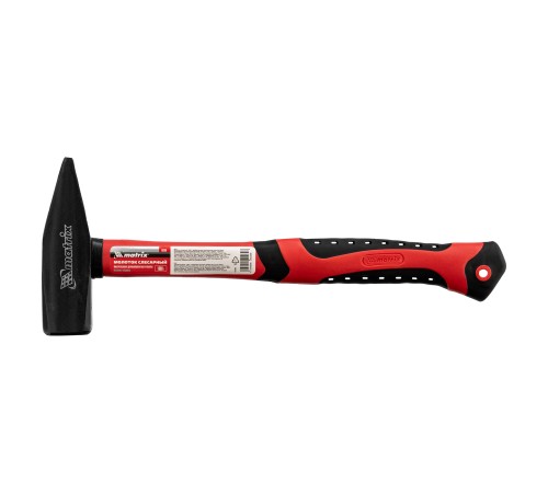 Молоток слесарный, 1000 г, фибергласовая обрезиненная рукоятка Matrix