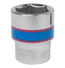 Головка торцевая стандартная шестигранная 3/8", 17 мм KING TONY 333517M