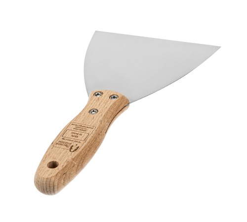 Шпательная лопатка из нержавеющей стали, 120 мм, буковая рукоятка, EFP Matrix Шпательная лопатка из нержавеющей стали, 120 мм, буковая рукоятка, EFP Matrix