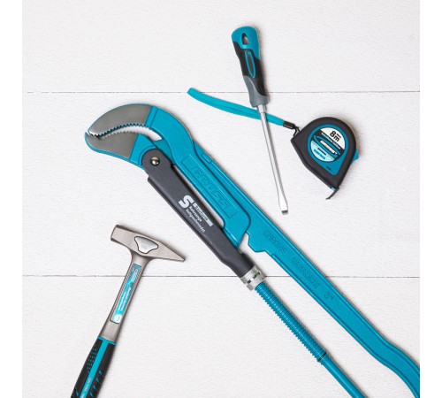 Ключ трубный рычажный 3, №4, цельнокованый, CrV, тип 