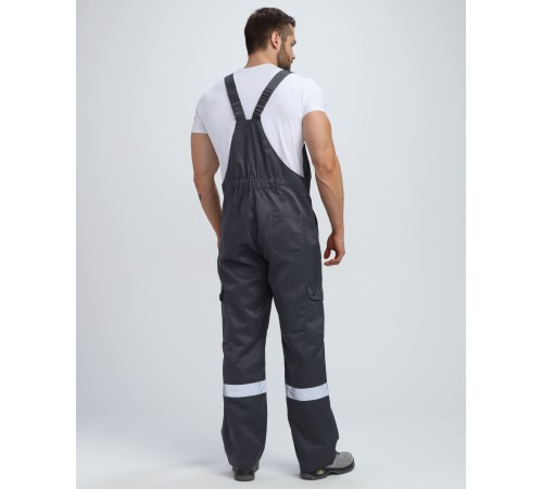 Костюм Титан СОП с капюшоном (тк.Смесовая,210) п/к, т.серый/св.серый