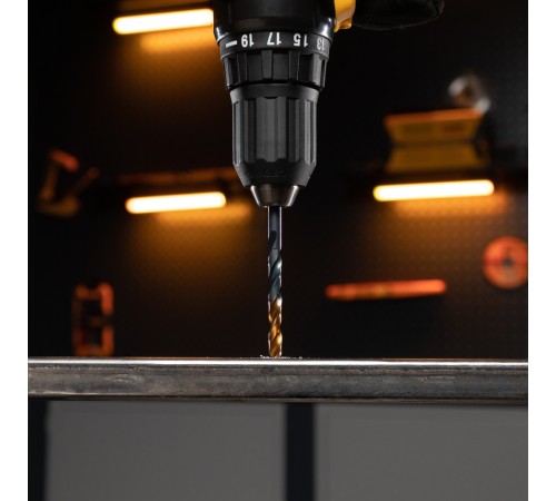 Сверло по металлу, 7,5 мм, HSS-Tin, Golden Tip, 8 шт. Denzel