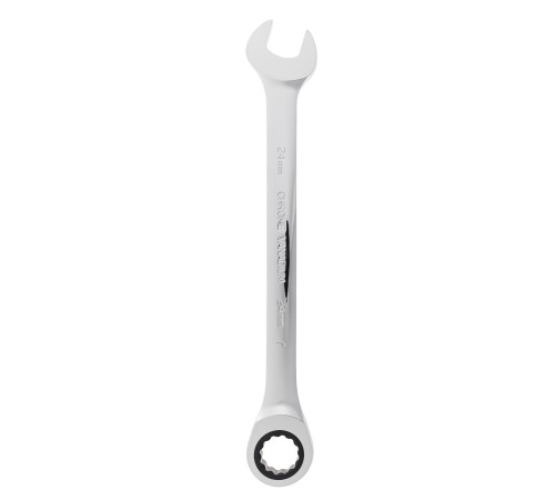 RUNTEC RT-WR24T120 Ключ комбинированный трещоточный RUNTEC CrV, 120 зубцов, 24 мм