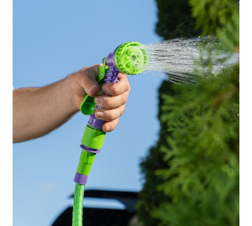 Набор поливочный, шланг 10-30 м, пистолет 7 реж., с быстросъемным соединителем Palisad Набор поливочный, шланг 10-30 м, пистолет 7 реж., с быстросъемным соединителем Palisad