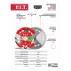 Диск алмазный отрезной ультратонкий P.I.T. DRUA ACTW11-0125B