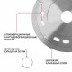 Диск алмазный отрезной ультратонкий P.I.T. DRUA ACTW11-0125B