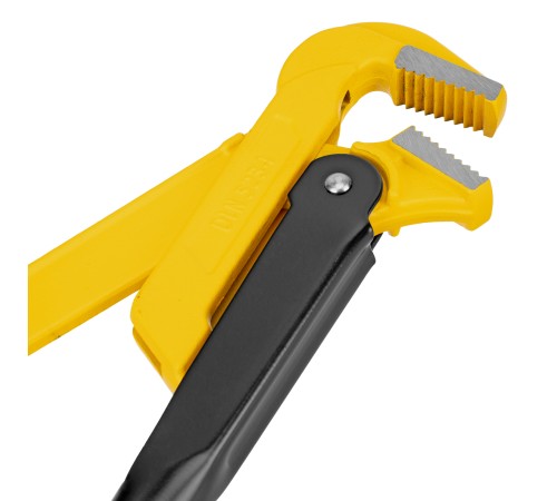 Ключ трубный рычажный №3, 2", цельнокованый, CrV, тип "L" Denzel