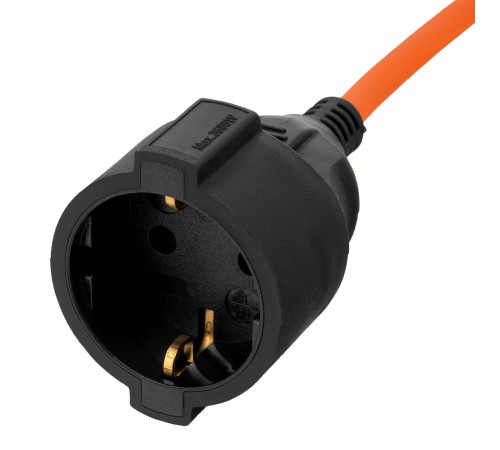 Удлинитель-шнур силовой Garden Series, ПВС, 10м, 1 розетка, 3 x 1 мм, Denzel