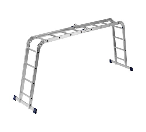 Лестница шарнирная алюминиевая, 4 х 4 ступени, Сибртех