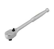 Ключ-трещотка 3/8", CrV, 120 зубьев, цельнометаллический, хром Gross