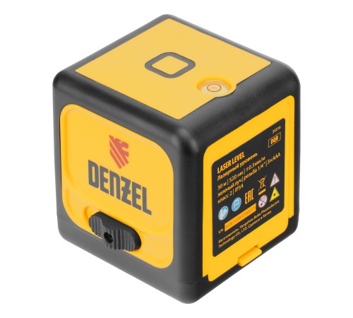 Лазерный уровень DQB-T, 30 м, зеленый луч, батарейки, штатив Denzel