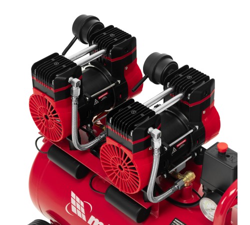 Компрессор безмасляный малошумный SPC 3000/50, 3000 Вт, ресивер 50 л, 520 л/мин// MTX